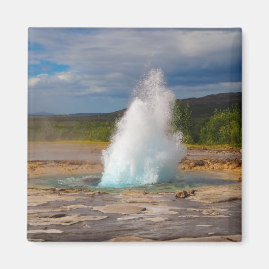Strokkur Geyser Kühlschrankmagnet (Vorne)