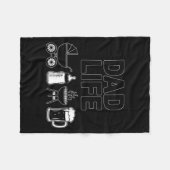 Stroller Bottle Grill Beer Adorable Father Dad Lif Fleecedecke (Vorderseite (Horizontal))