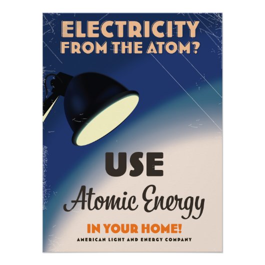 Strom aus dem Atom? Poster (Vorderseite)