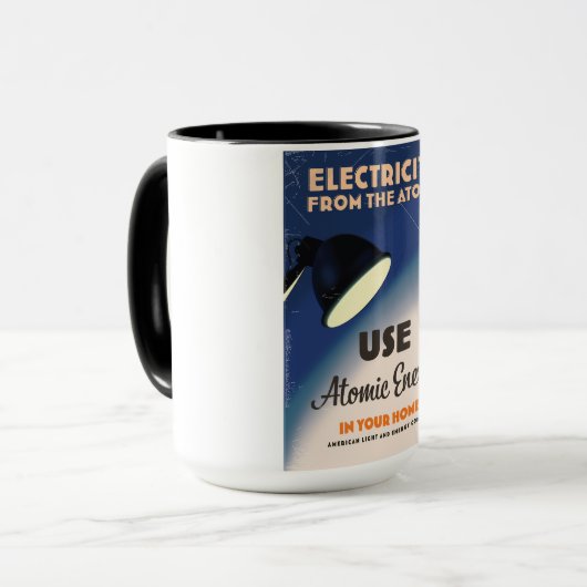 Strom aus dem Atom? Tasse (Vorderseite Links)