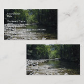 Strom, der Bäume durchfließt Visitenkarte (Vorne/Hinten)