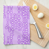 Strom der Blasen, Schatten des Lavendels Handtuch (Viertel Falte)