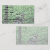 Strom, der durch Forrest Schlucht läuft Visitenkarte (Vorne/Hinten)