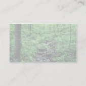 Strom, der durch Forrest Schlucht läuft Visitenkarte (Rückseite)