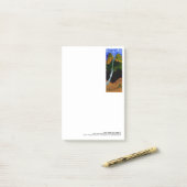 Strom, der von den großen Post-It des Himmels Klebezettel (Auf Schreibtisch)