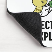 Strom erklärt Physik-Nerd-Geschenk I Lehrer Mousepad (Ecke)