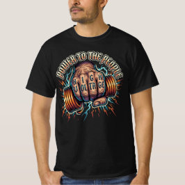 Strom für das Volk Hochspannungselektriker-Geschen T-Shirt