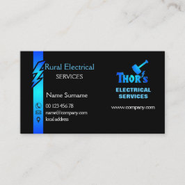 Strom, ländliche Hauselektriker Visitenkarte