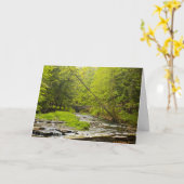 Strom-Landschaftsgruß-Karte Karte (Gelbe Blume)