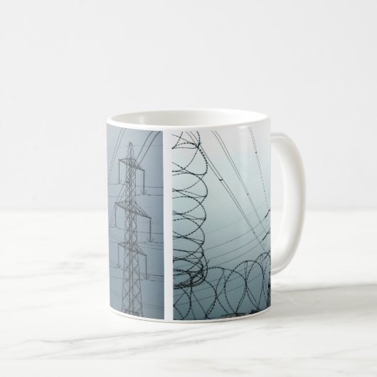 Strom-Masten Kaffeetasse (VorderseiteRechts)