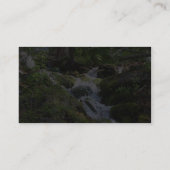 Strom-Moos-Wasser-Waldfelsen Visitenkarte (Rückseite)