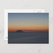 Stromboli-Sonnenuntergang Postkarte (Vorne/Hinten)