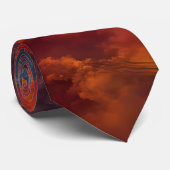 Ströme in Wolken Krawatte (Gerollt)