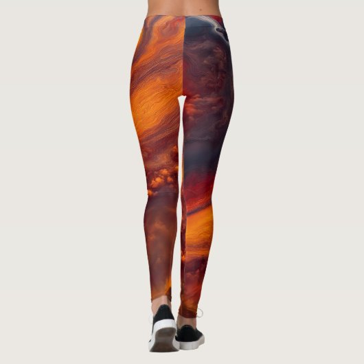 Ströme in Wolken Leggings (Rückseite)