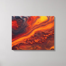 Ströme in Wolken Leinwanddruck