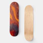 Ströme in Wolken Skateboard (Vorderseite)