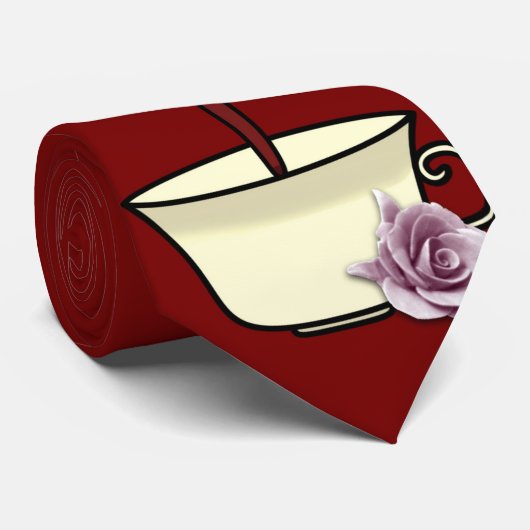 Strömende Tee-Krawatte Krawatte (Gerollt)