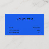 Strömendes Wasser Visitenkarte (Rückseite)