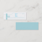 Stromkreis - dünn mini visitenkarte (Vorne/Hinten)