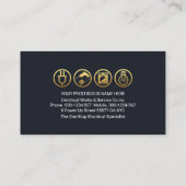 Stromkreis für den Power Visitenkarte (Rückseite)