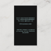 stromkreis-Gehirn-Visitenkarte der Technologie Visitenkarte (Rückseite)