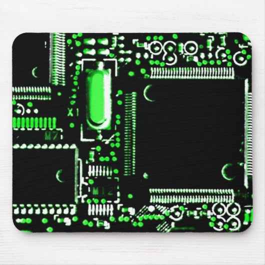Stromkreis-Grün 2 mouspad Mousepad (Vorne)