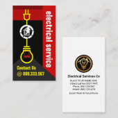 Stromkreis Visitenkarte (Vorne/Hinten)