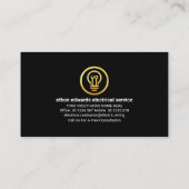 Stromkreis von Shiny Gold Visitenkarte (Rückseite)