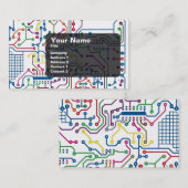 Stromkreiskarte Visitenkarte (Vorne/Hinten)