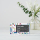 Stromkreiskarte Visitenkarte (Stehend Vorderseite)