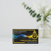 Stromkreisleuchte Visitenkarte (Stehend Vorderseite)