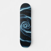 Stromlaufblau-Muster Skateboard (Vorne)