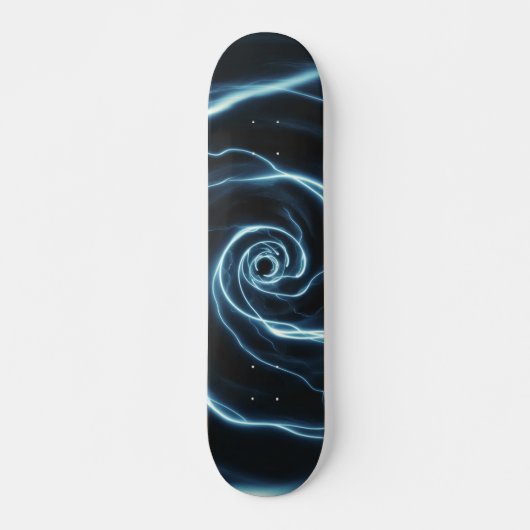 Stromlaufblau-Muster Skateboard (Vorne)
