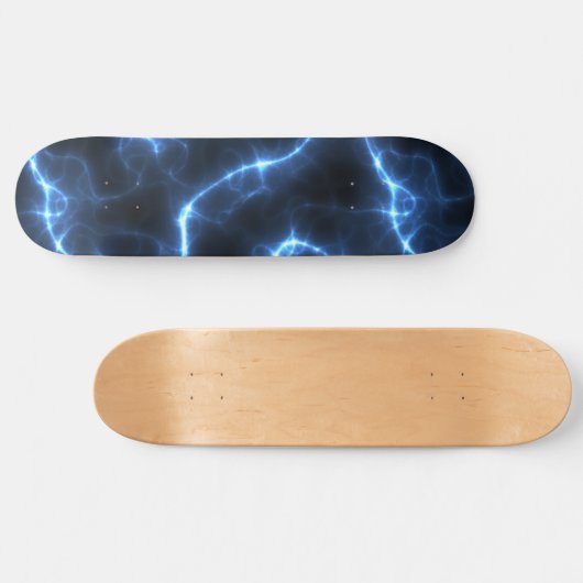 Stromlaufblau-Muster Skateboard (Horizontal)