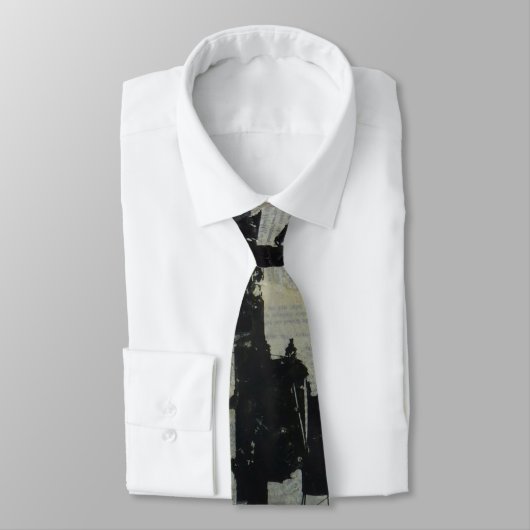 Strommast - Telefonmast im grauen Schwarzen des Krawatte (Gebunden)