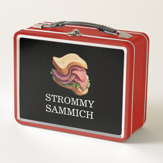 STROMMY SAMMICH METALL BROTDOSE (Vorderseite)