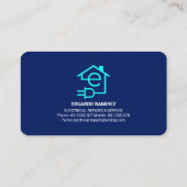 Stromnetz für Power Visitenkarte (Rückseite)