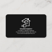 Stromnetz für Power Visitenkarte (Rückseite)