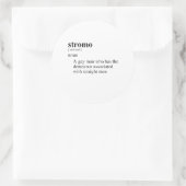 STROMON RUNDER AUFKLEBER (Tasche)