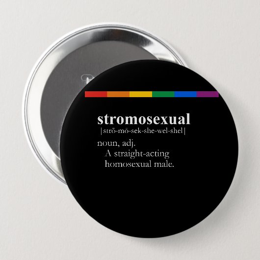 STROMOSEXUAL BUTTON (Vorne & Hinten)