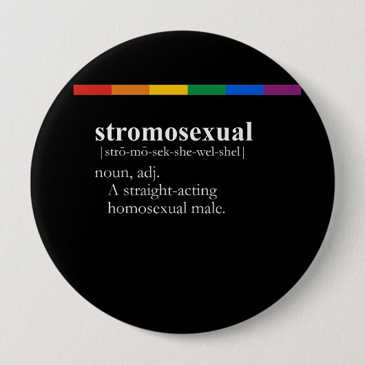 STROMOSEXUAL BUTTON (Vorderseite)