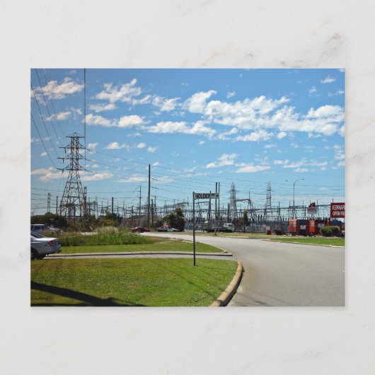 Stromrelaisstation Postkarte (Vorderseite)