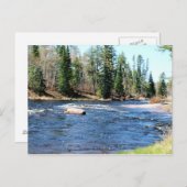 Stromschnellen Postkarte (Vorne/Hinten)