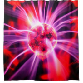 Stromsparks Duschvorhang