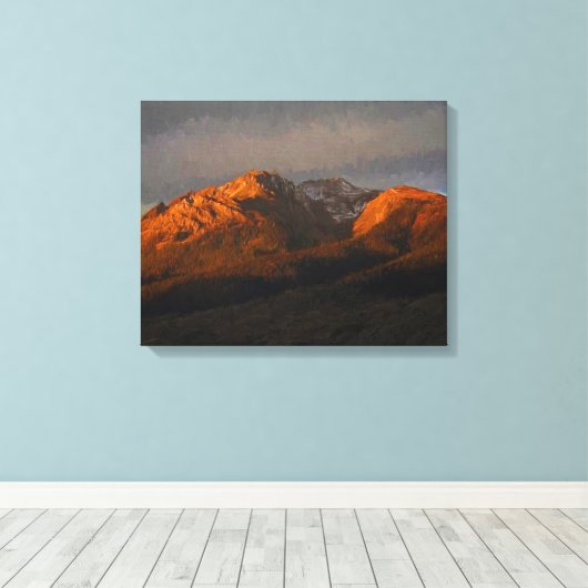Stromspitze Leinwanddruck (Insitu (Holzboden))