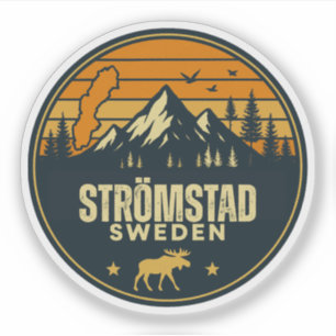 Strömstad, Schweden Sverige Aufkleber