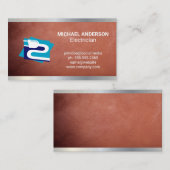 Stromstecker | Elektrischer Visitenkarte (Vorne/Hinten)