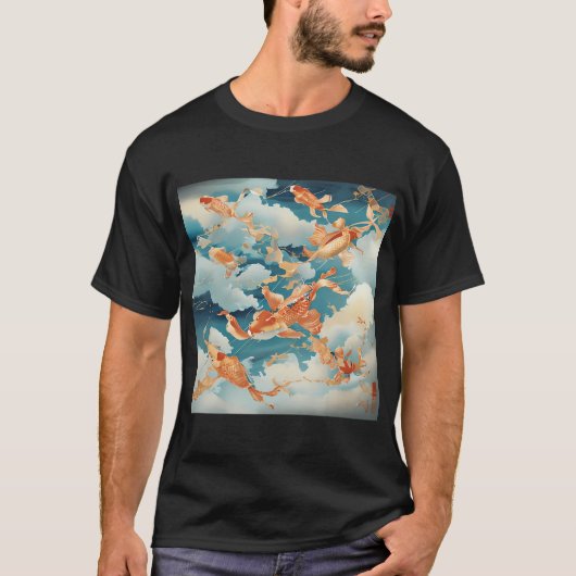 Strömungen des Himmels T-Shirt (Vorderseite)