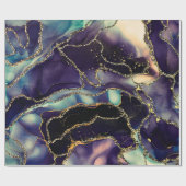 Strömungen von durchsichtigen Farbtönen, schlängel Geschenkpapier (Flach)