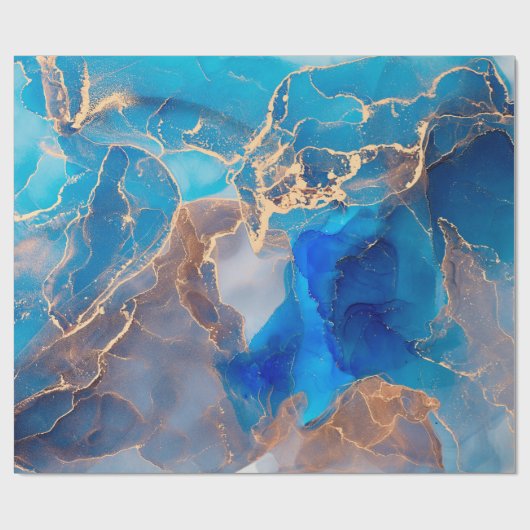 Strömungen von durchsichtigen Farbtönen, schlängel Geschenkpapier (Flach)